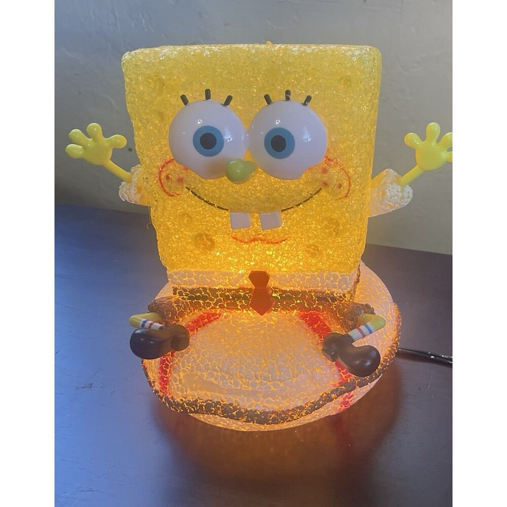 Vintage SpongeBob Popcorn Lamp